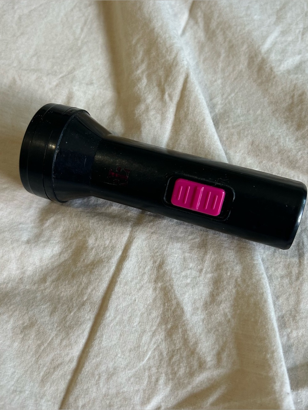 Black and Magenta LED Flashlight - Portable Handheld Torch T-Mobile